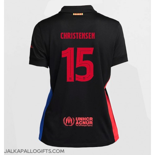 Barcelona Andreas Christensen #15 Vieraspaita Naiset 2024-25 Lyhythihainen